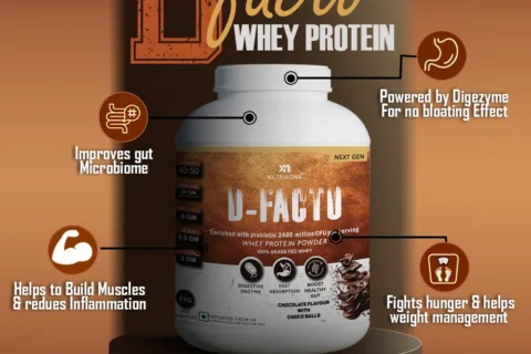 D-Facto | Whey Protein Powder With Probiotics