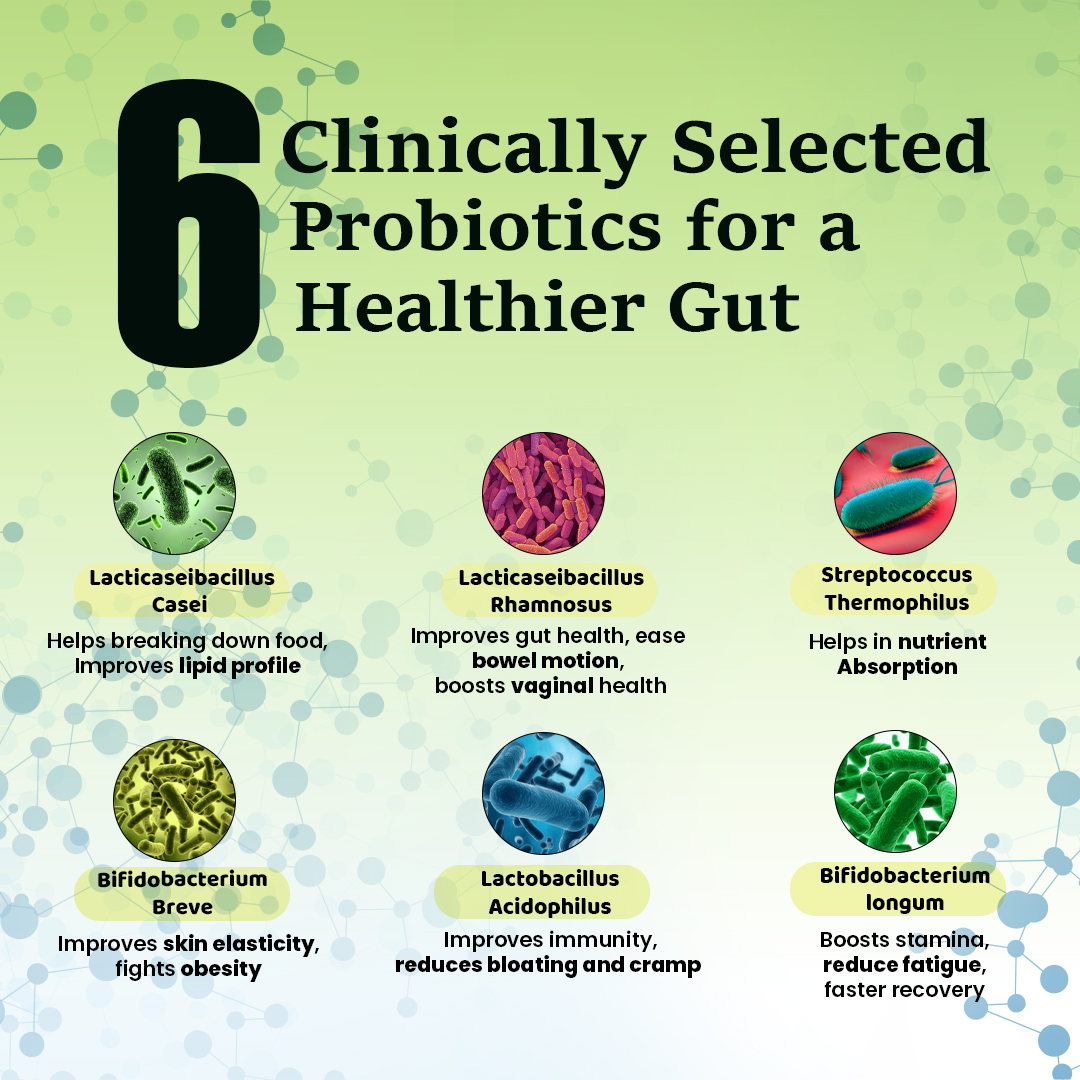 6 probiotic strains and benefits