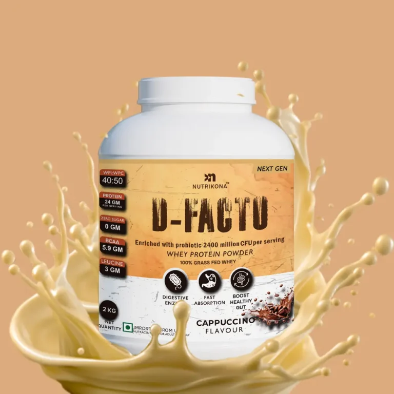 Nutrikona's D-Facto Whey Protein Powder with Probiotics